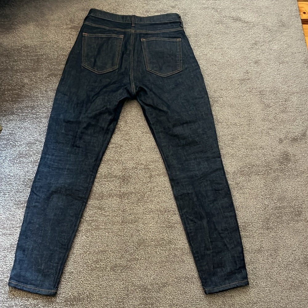 Everlane High Rise Dark Wash Denim Jeans Size 29 - Picture 7 of 8